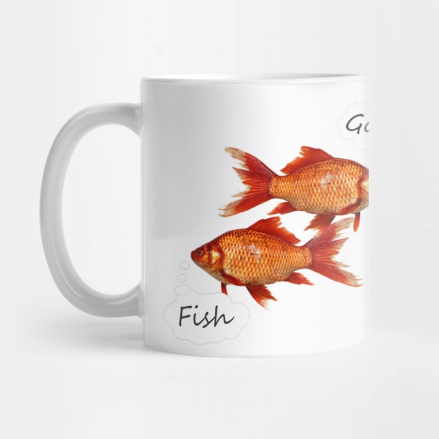 Gold Fish Swimming by PlanetMonkey